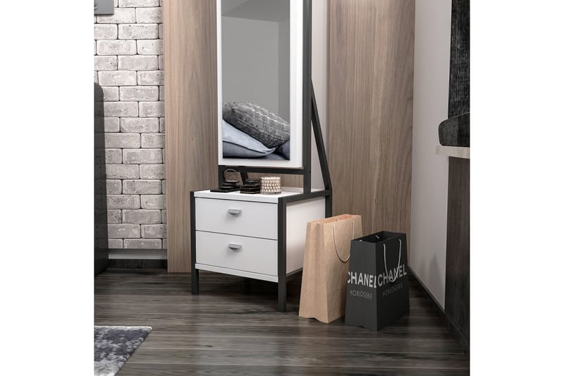 MADAKA Sminkbord 41 cm Vit - Möbler - Bord