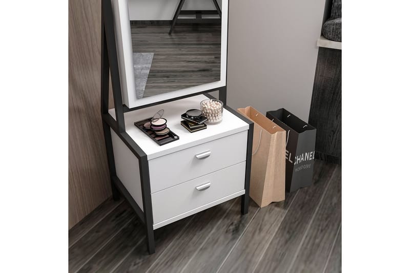 MADAKA Sminkbord 41 cm Vit - Möbler - Bord