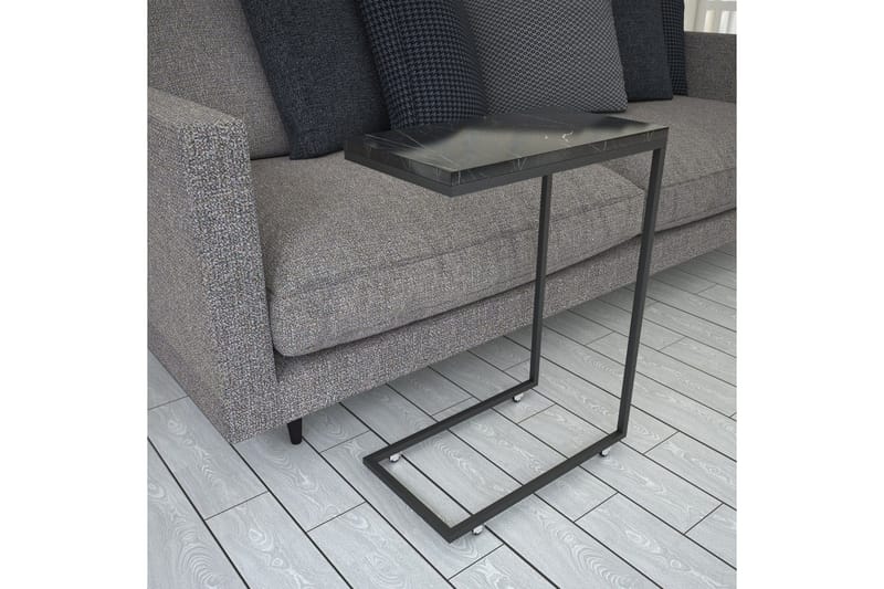 Maddeson Sidobord 46 cm - Svart/Vit - Möbler - Bord