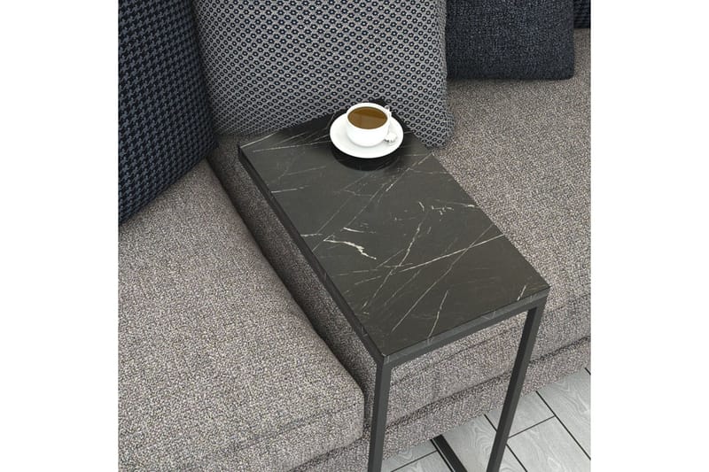 Maddeson Sidobord 46 cm - Svart/Vit - Möbler - Bord