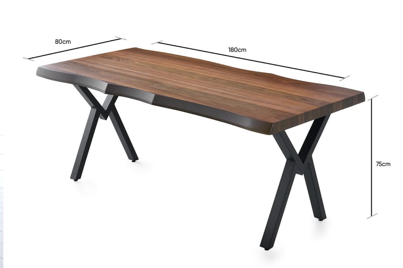 MAGGIOLINA Matbord 180 cm Valnöt - Möbler - Bord