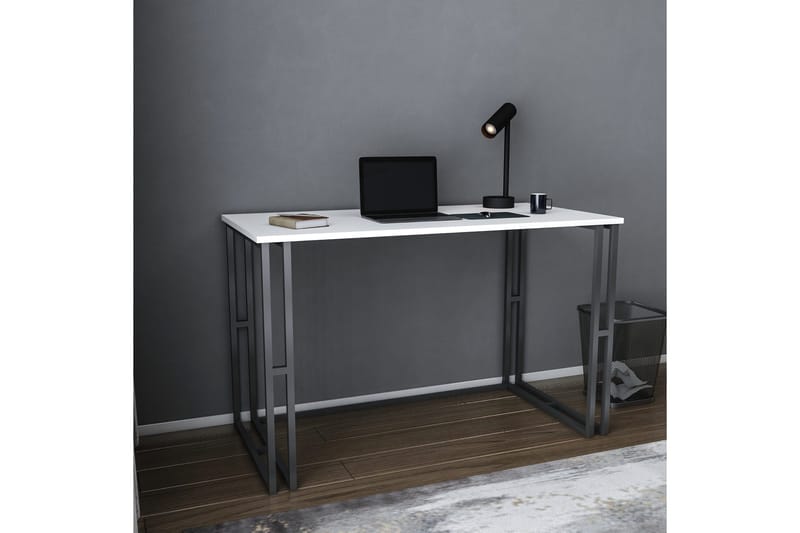 Malem Skrivbord 60x74,8x120 cm - Svart/Vit - Möbler - Bord