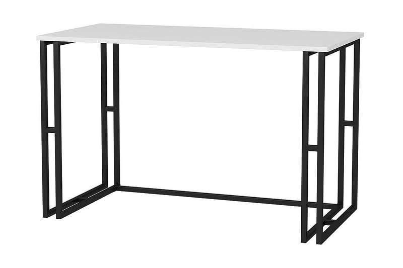 Malem Skrivbord 60x74,8x120 cm - Svart/Vit - Möbler - Bord