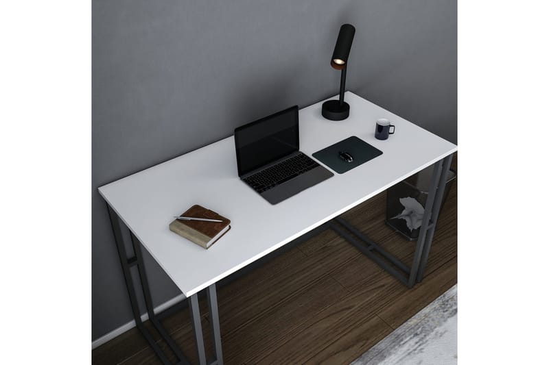 Malem Skrivbord 60x74,8x120 cm - Svart/Vit - Möbler - Bord