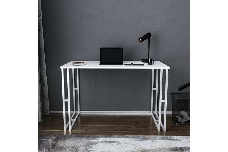 Malem Skrivbord 60x74,8x120 cm - Vit - Möbler - Bord