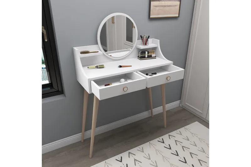 Mamt Sminkbord 90 cm - Vit - Möbler - Bord