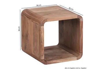 Mancheno Satsbord 36 cm 2 Bord - Akacia - Möbler - Bord