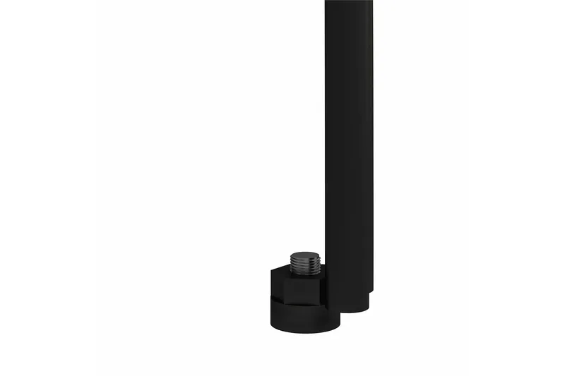 Marinko Runt Soffbord med Hyllor i Glas och Metall - Klar - Möbler - Bord
