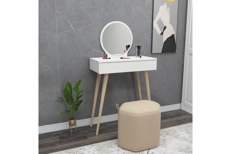 Markas Sminkbord 72 cm - Vit - Möbler - Bord