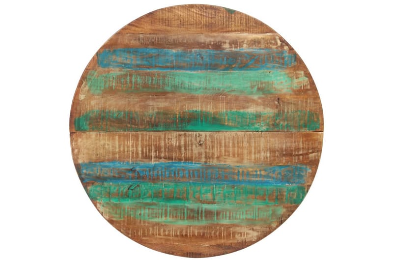 Matbord 110x75 cm massivt återvunnet trä - Flerfärgsdesign - Möbler - Bord