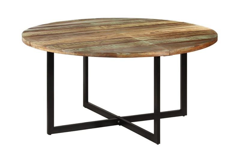 Matbord 150x75 cm massivt återvunnet trä - Brun - Bord - Matbord & köksbord