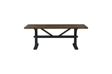 Matbord Bloomington Lyon Premium Förlängningsbart 200 cm Natur, Black - Möbler - Bord