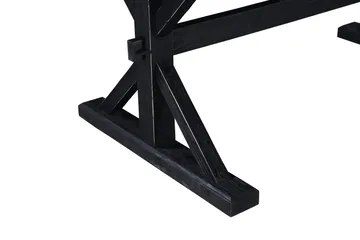 Matbord Bloomington Lyon Premium Förlängningsbart 200 cm Natur, Black - Möbler - Bord