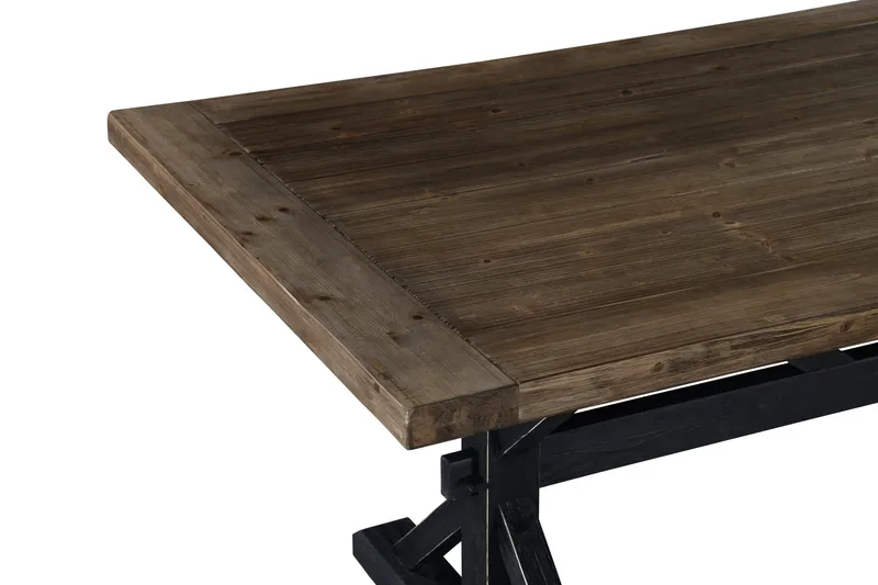 Matbord Bloomington Lyon Premium Förlängningsbart 200 cm Natur, Black - Möbler - Bord