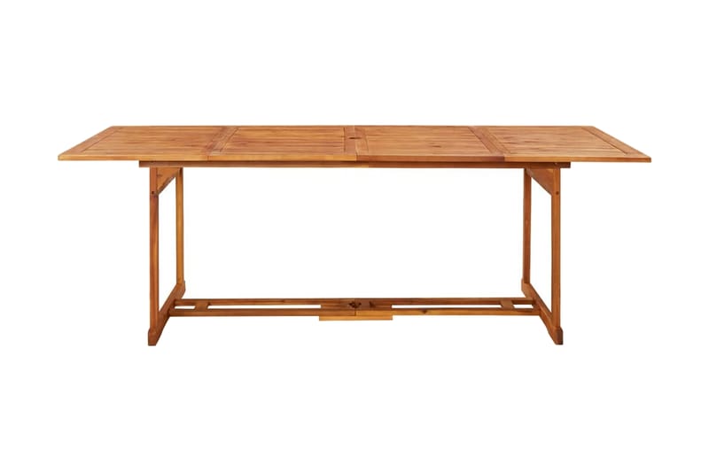 Matbord för trädgården 220x90x75 cm massiv akacia - Brun - Bord - Matbord & köksbord