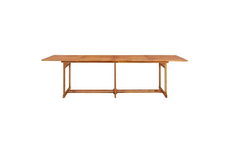 Matbord för trädgården 280x90x75 cm massiv akacia - Brun - Möbler - Bord