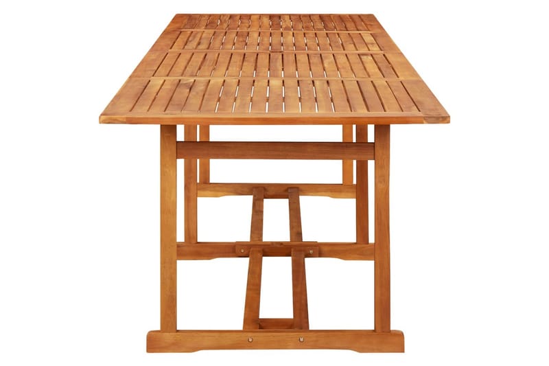 Matbord för trädgården 280x90x75 cm massiv akacia - Brun - Bord - Matbord & köksbord
