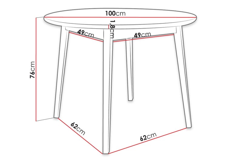 Matbord - Natur - Möbler - Bord