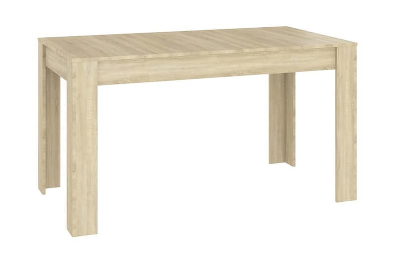 Matbord sonoma-ek 140x74,5x76 cm spånskiva - Brun - Möbler - Bord