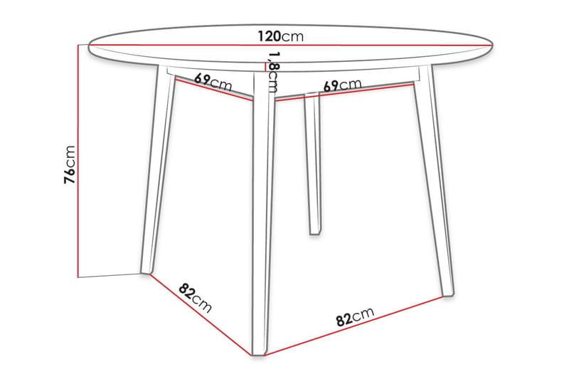 Matbord - Svart - Möbler - Bord
