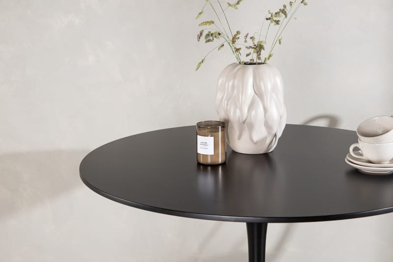 Matbord Venture Home Glade Matbord 100x74 cm Runt Black - Möbler - Bord