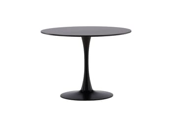Matbord Venture Home Glade Matbord 100x74 cm Runt Black - Möbler - Bord