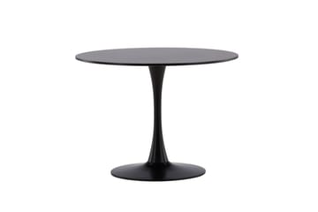 Matbord Venture Home Glade Matbord 100x74 cm Runt Black - Möbler - Bord