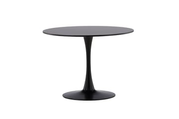 Matbord Venture Home Glade Matbord 100x74 cm Runt Black - Möbler - Bord