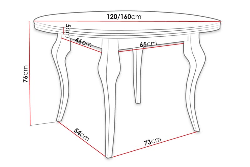 Matbord - Vit - Möbler - Bord