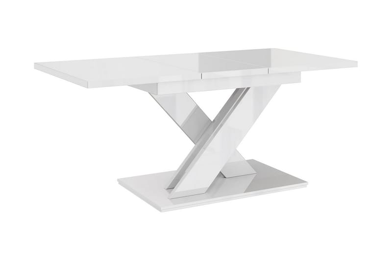 MAZUR Matbord Vit högglans|Trä - Bord - Matbord & köksbord
