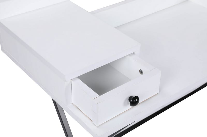 Middenmeer Sminkbord 100 cm - Vit/Svart - Möbler - Bord