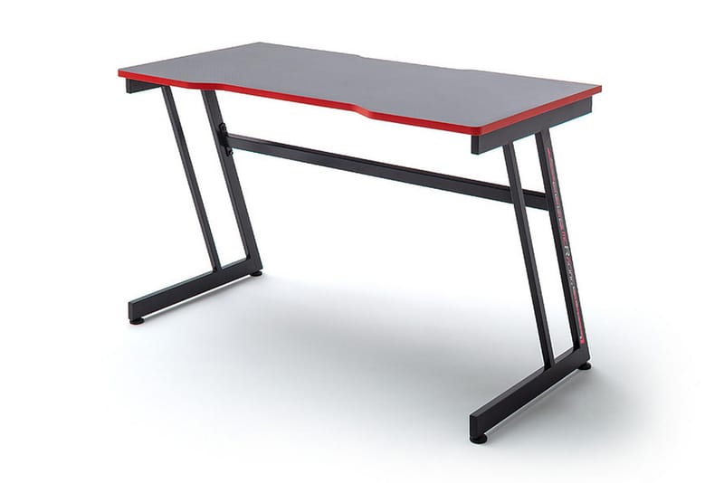 MIDPINES Gamingbord 120 cm Svart/Röd - Bord - Gamingbord & datorbord