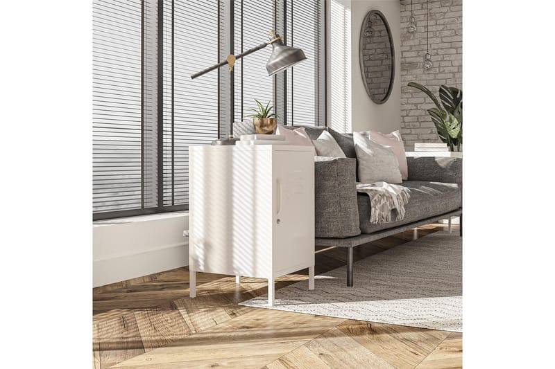 Mission District Sidobord 38x40 cm Vit - Dorel Home - Möbler - Bord