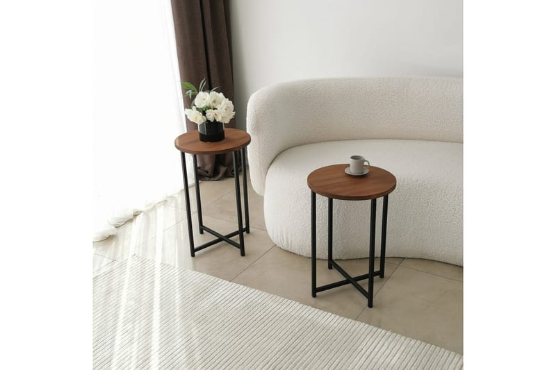 Mogue Soffbord 35x35x35 cm Runt - Ek - Möbler - Bord