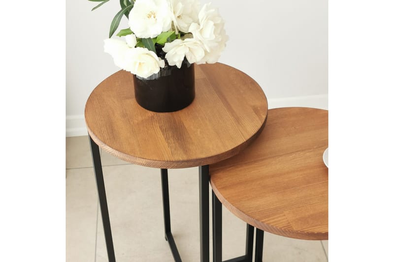 Mogue Soffbord 35x35x35 cm Runt - Ek - Möbler - Bord