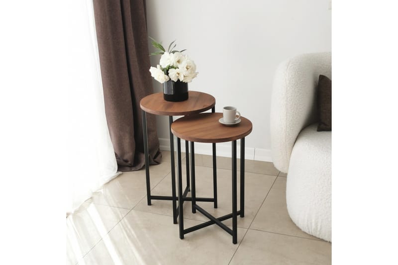 Mogue Soffbord 35x35x35 cm Runt - Ek - Möbler - Bord