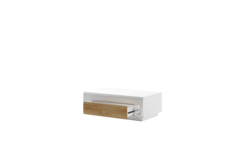 MOKKIRA Soffbord 110 cm  Vit/Natur - Möbler - Bord