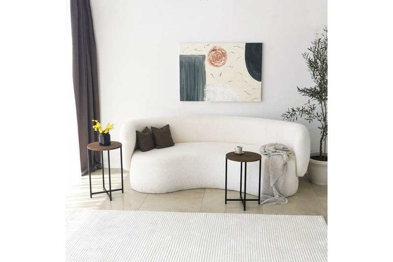 Mumondo Soffbord 35x35x35 cm Runt - Brun - Möbler - Bord