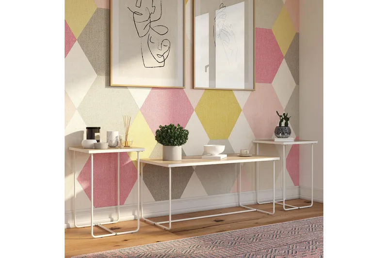 Nadzeya Soffbord Set - Natur - Möbler - Bord