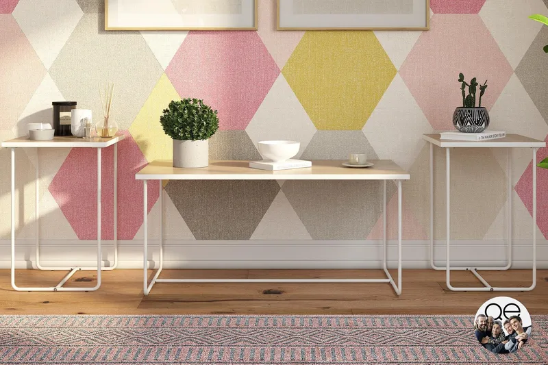 Nadzeya Soffbord Set - Natur - Möbler - Bord