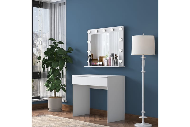 Naomori Sminkbord 90 cm Vit - Möbler - Bord