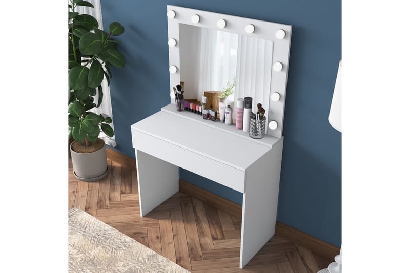 Naomori Sminkbord 90 cm Vit - Möbler - Bord