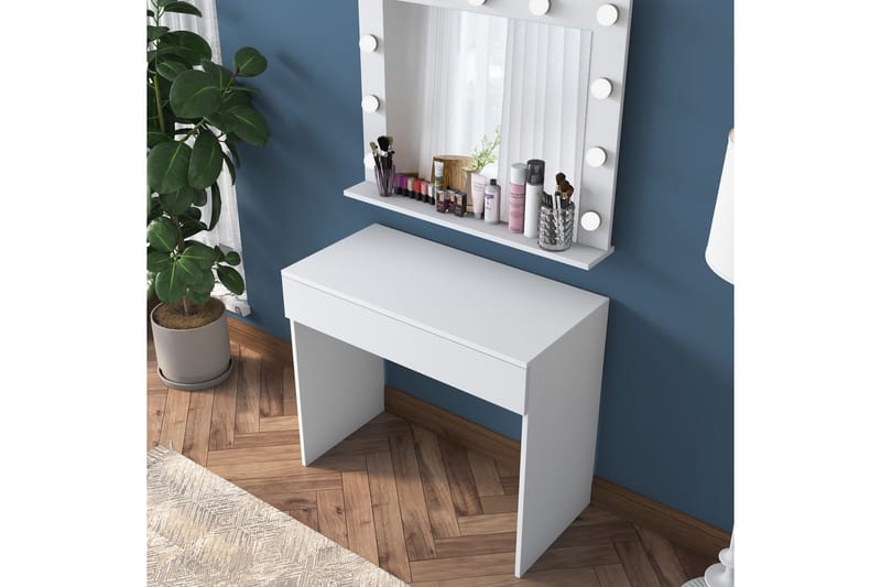 Naomori Sminkbord 90 cm Vit - Möbler - Bord
