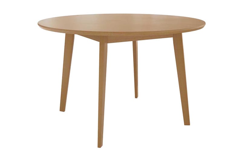 Natur Runt Matbord i Trä - Beige - Möbler - Bord