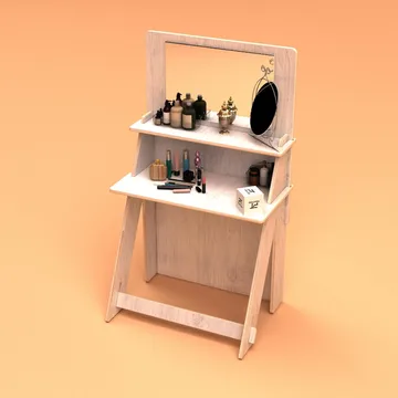 Norena Sminkbord 85 cm - Naturträ - Möbler - Bord
