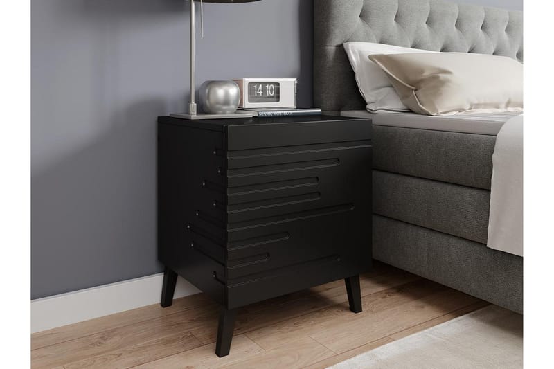 Novaj Sängbord 44 cm - Matt Svart - Möbler - Bord