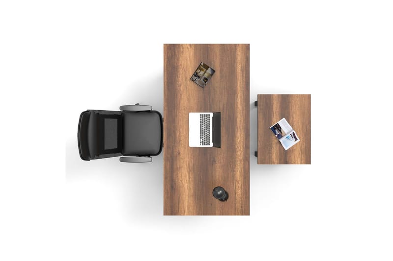 Numandro Skrivbord 180 cm - Teak/Antracit - Möbler - Bord