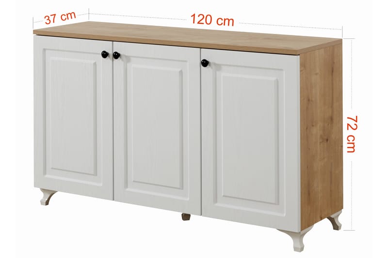 OBURUS Konsollbord 120x72 cm Blå - Möbler - Bord