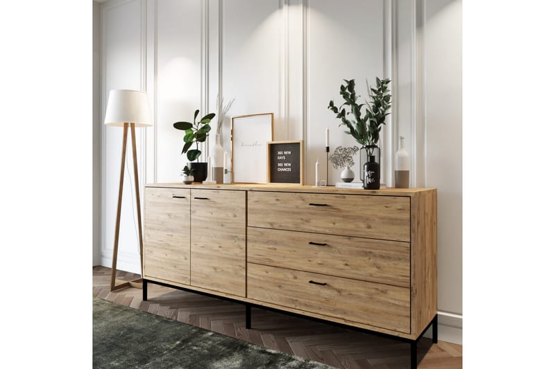 OBURUS Konsollbord 18080 cm Brun - Möbler - Bord