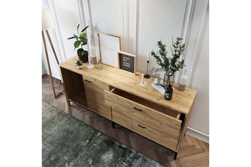 OBURUS Konsollbord 18080 cm Brun - Möbler - Bord